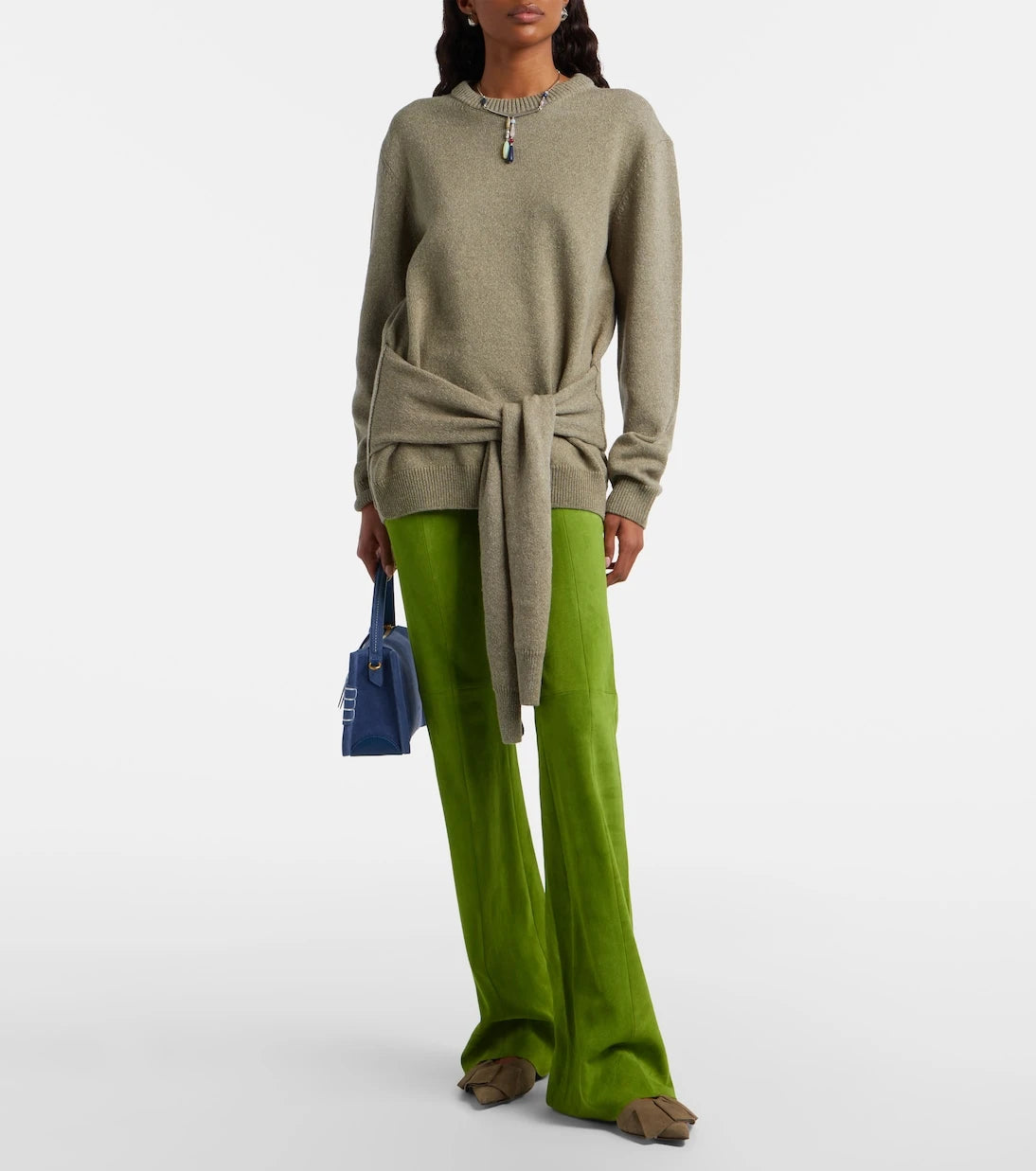 Stouls - Gege suede flared pants