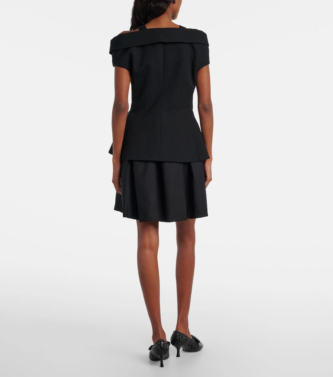 Noir Kei Ninomiya - Cutout wool top