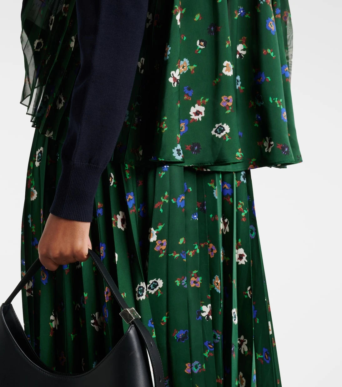 Sacai - Floral cotton cardigan