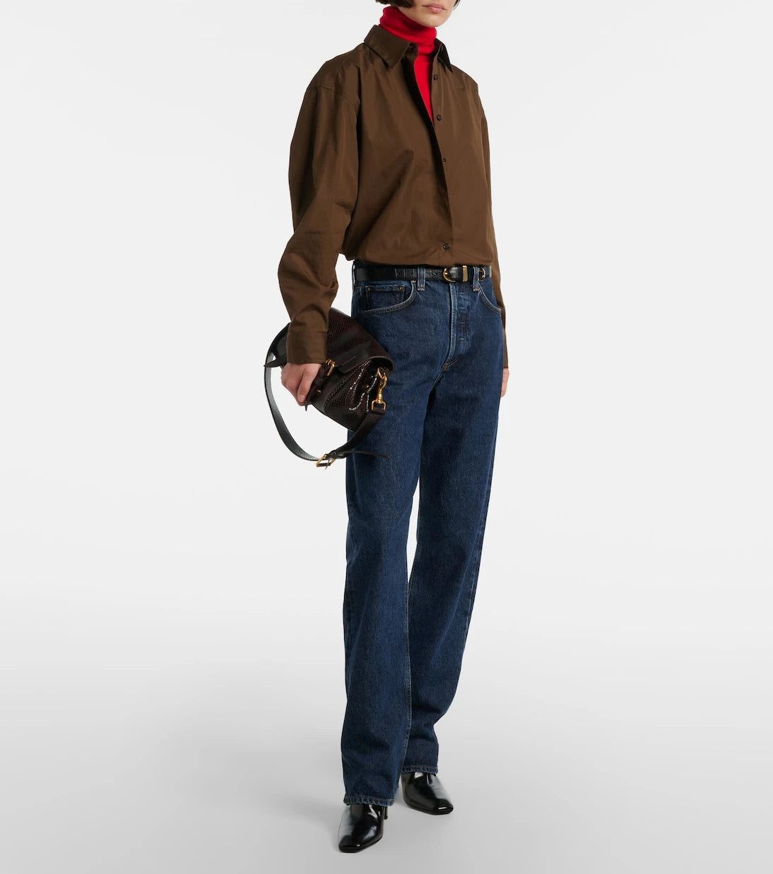 Agolde - Kelly high-rise straight jeans