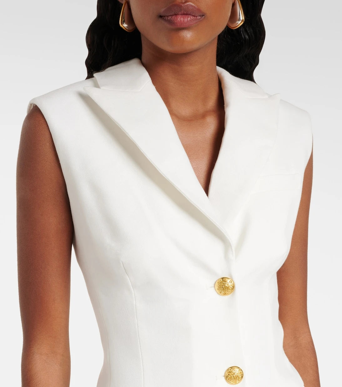 Veronica Beard - Fairfax linen-blend minidress