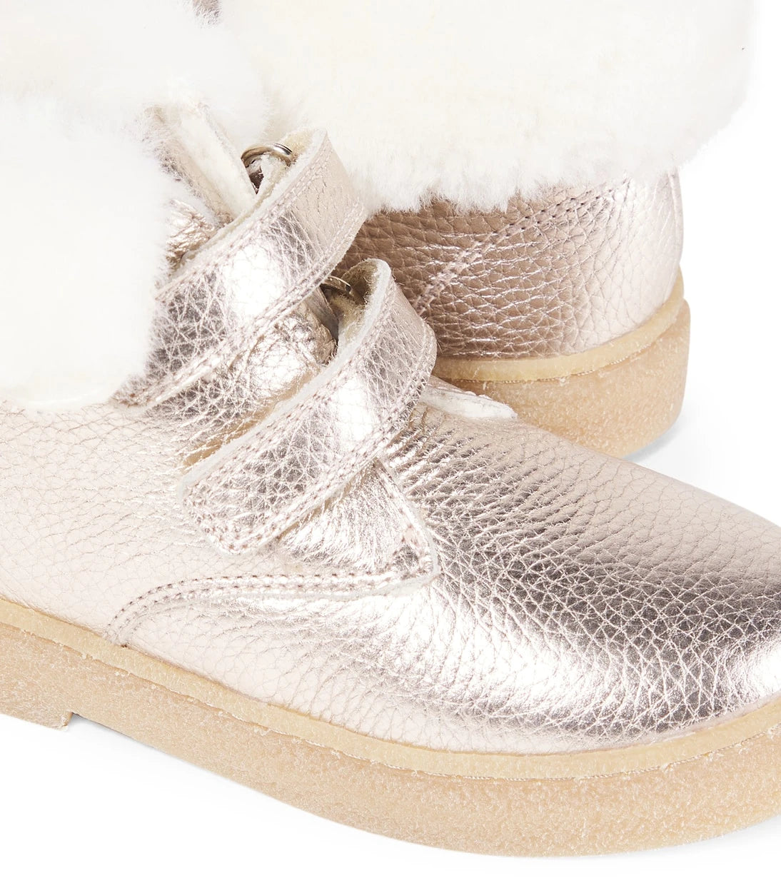 Pom d'Api - Trix Easy metallic leather ankle boots