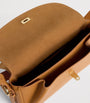 Beige Leather Crossbody Bag