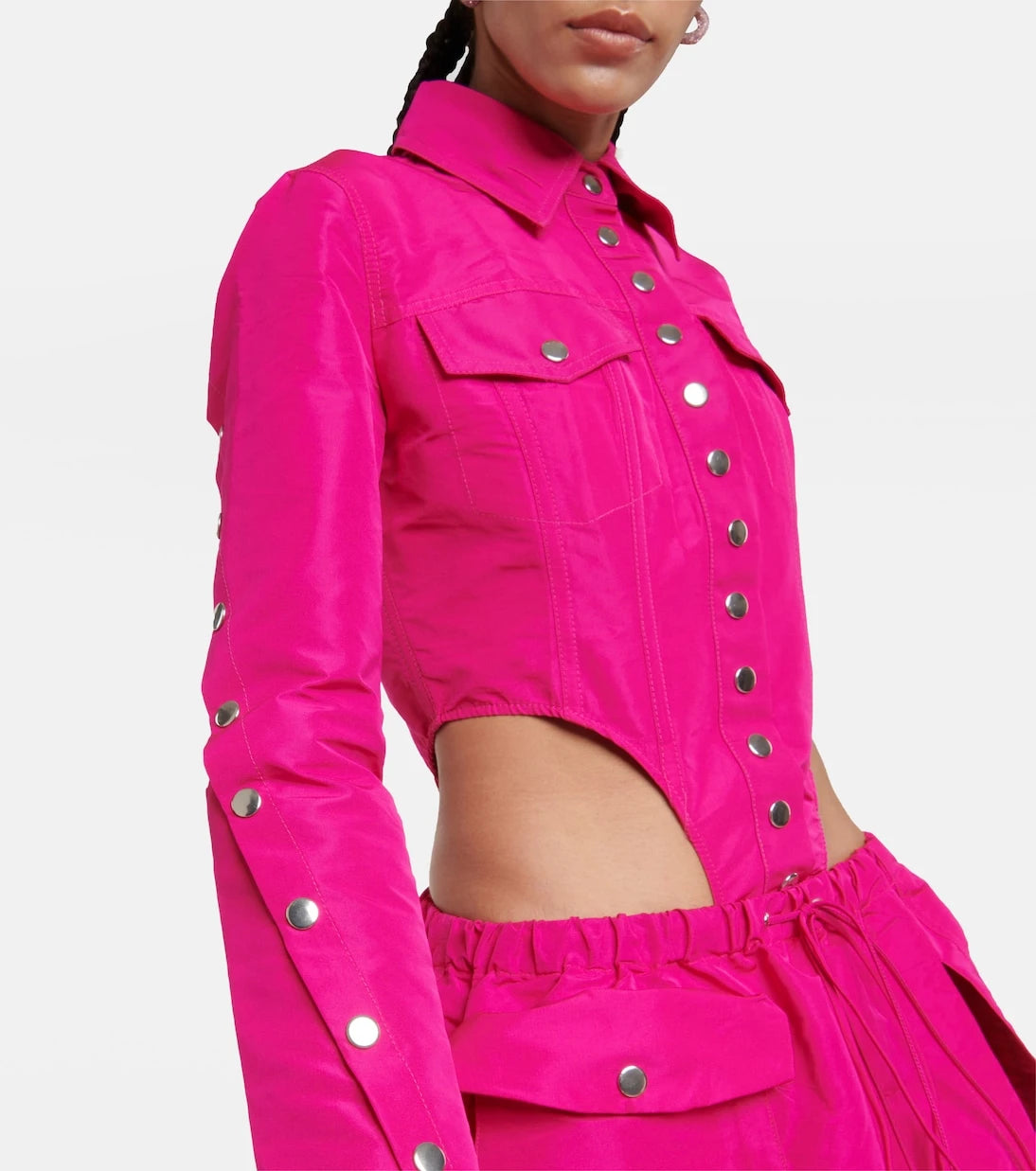 LaQuan Smith - Satin corset top