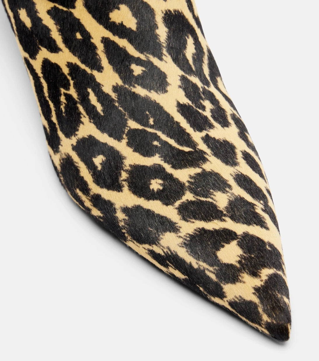Jil Sander - Pointy leopard-print calf hair mules