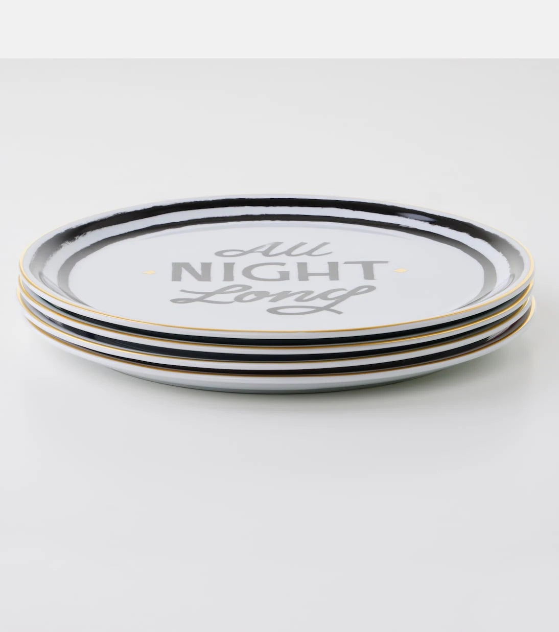 Bitossi - The Club set of 4 pizza plates