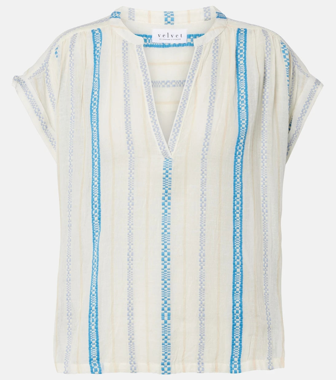 Velvet - Tallula cotton jacquard top