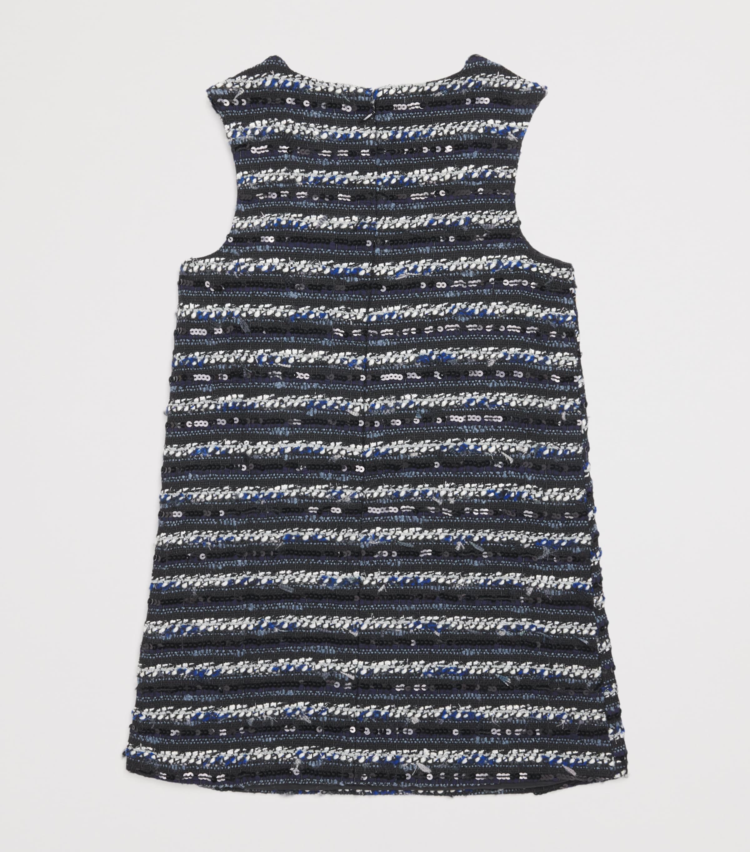Bardot White Bouclé Embellished Lana Dress (4-14 Years)