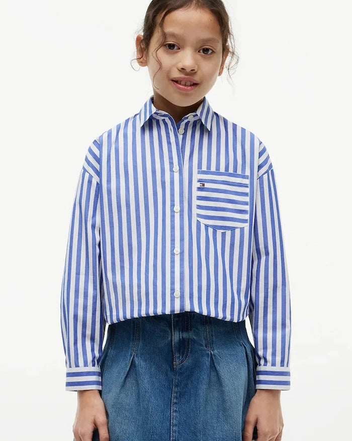 Tommy Hilfiger Çocuk Pamuk Gömlek
