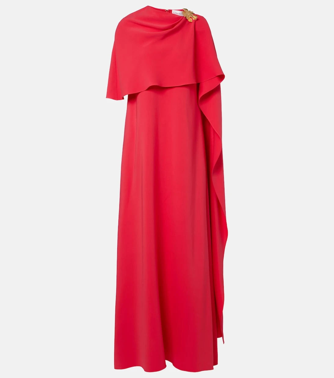 Oscar de la Renta - Embellished silk-blend georgette gown