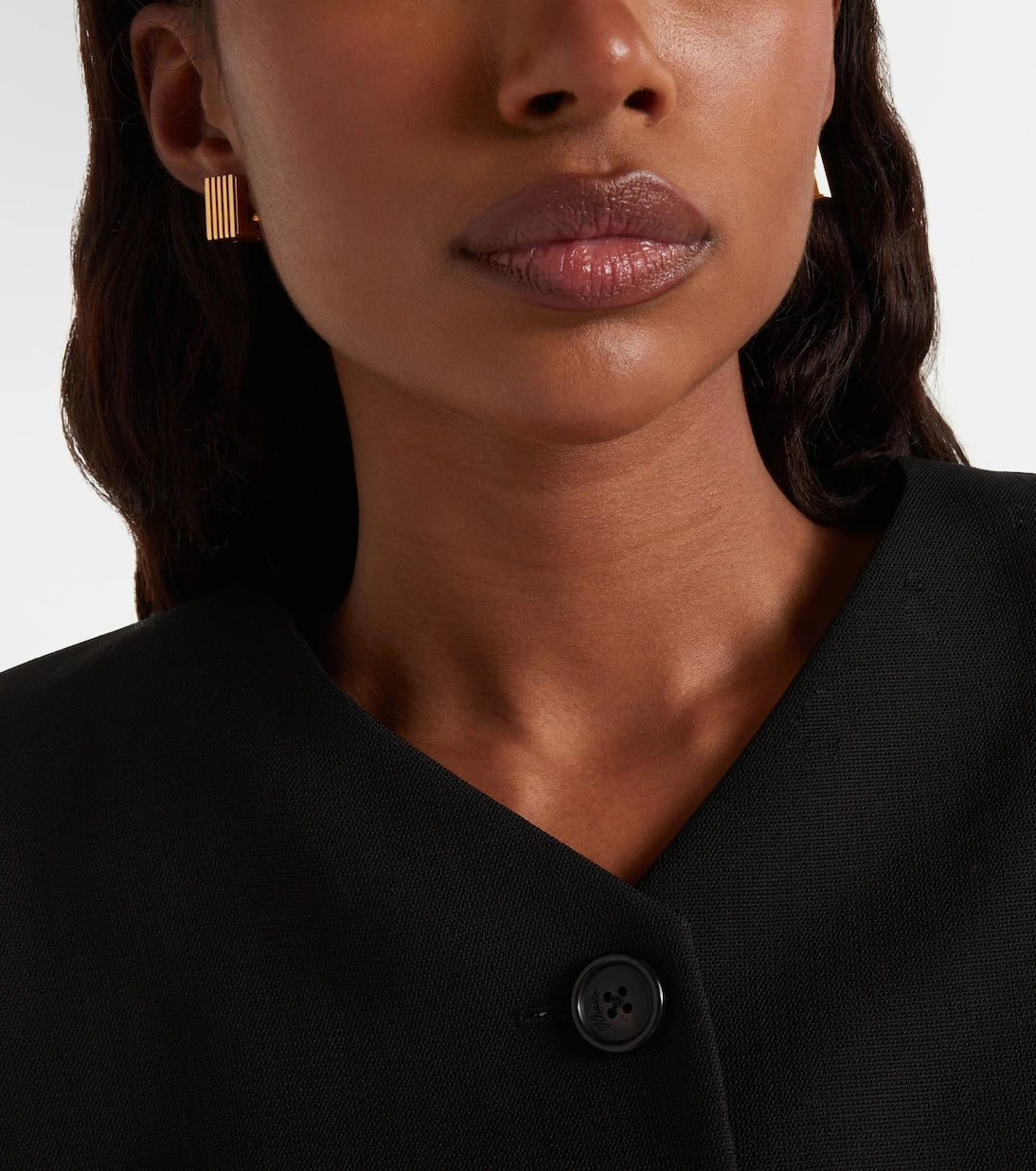 Khaite - Empire 18kt gold-plated earrings