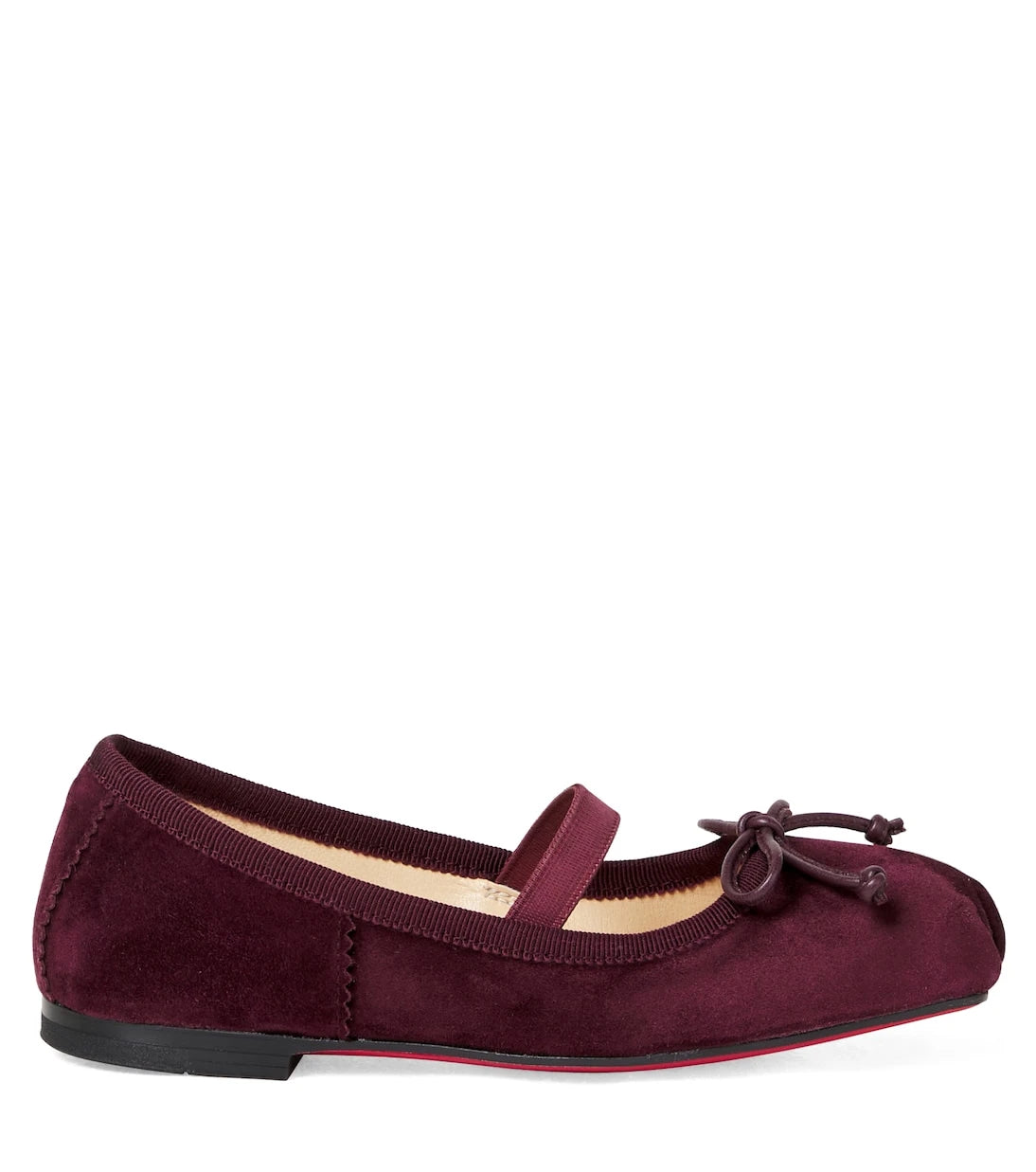 Christian Louboutin Kids - Baballet suede ballet flats