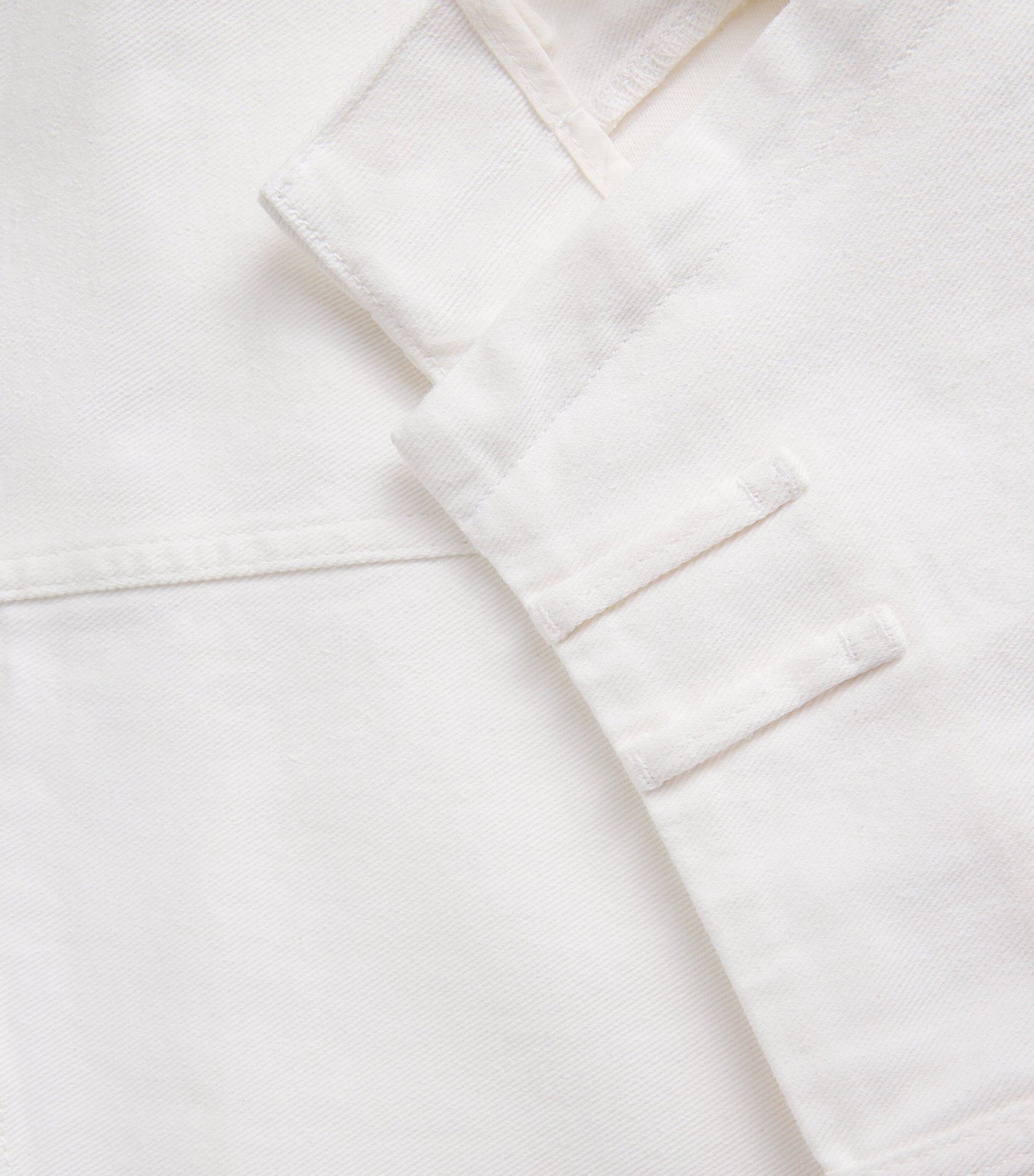 White Cotton Carlas Midi Skirt