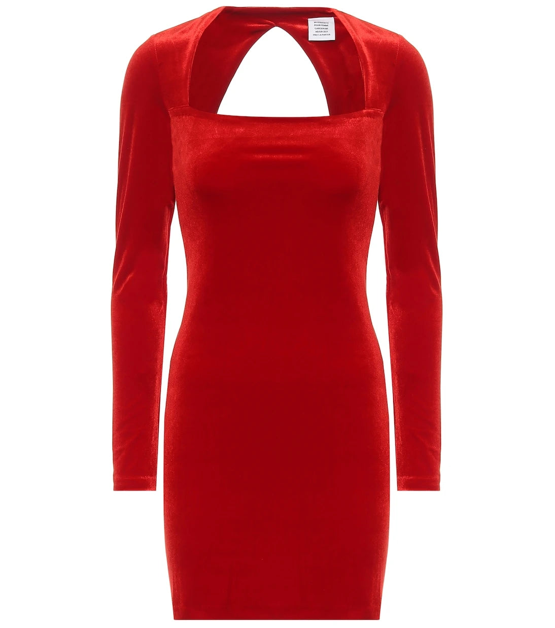 Vetements - Velvet minidress