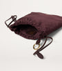 Brown Silk Duchesse Pouch