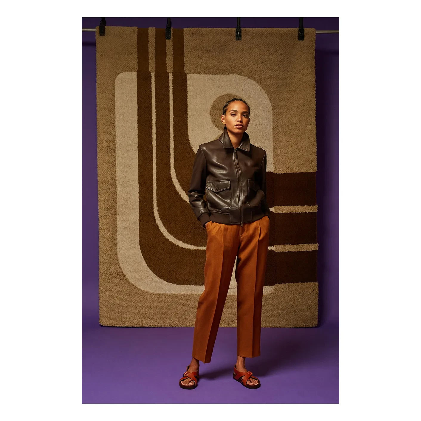 Soeur - Mexico Leather Sandals  | Cognac