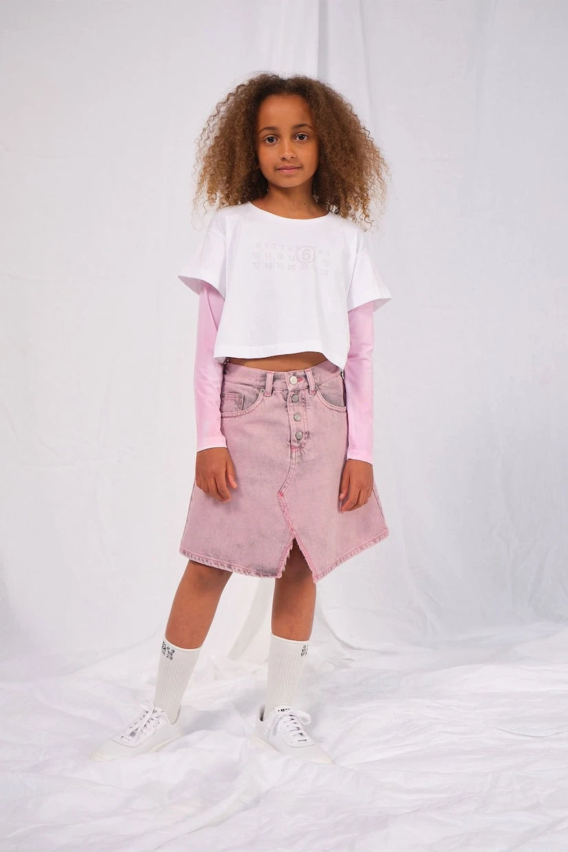 MM6 Maison Margiela Kids - Denim shorts
