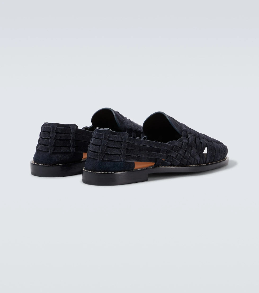 Brunello Cucinelli - Woven suede loafers