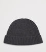 Cashmere Ribbed Beanie