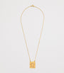 Nada Ghazal Yellow Gold and Pink Sapphire Doors of Self Love Necklace