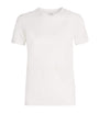 Vince White Pima Cotton Essential T-Shirt