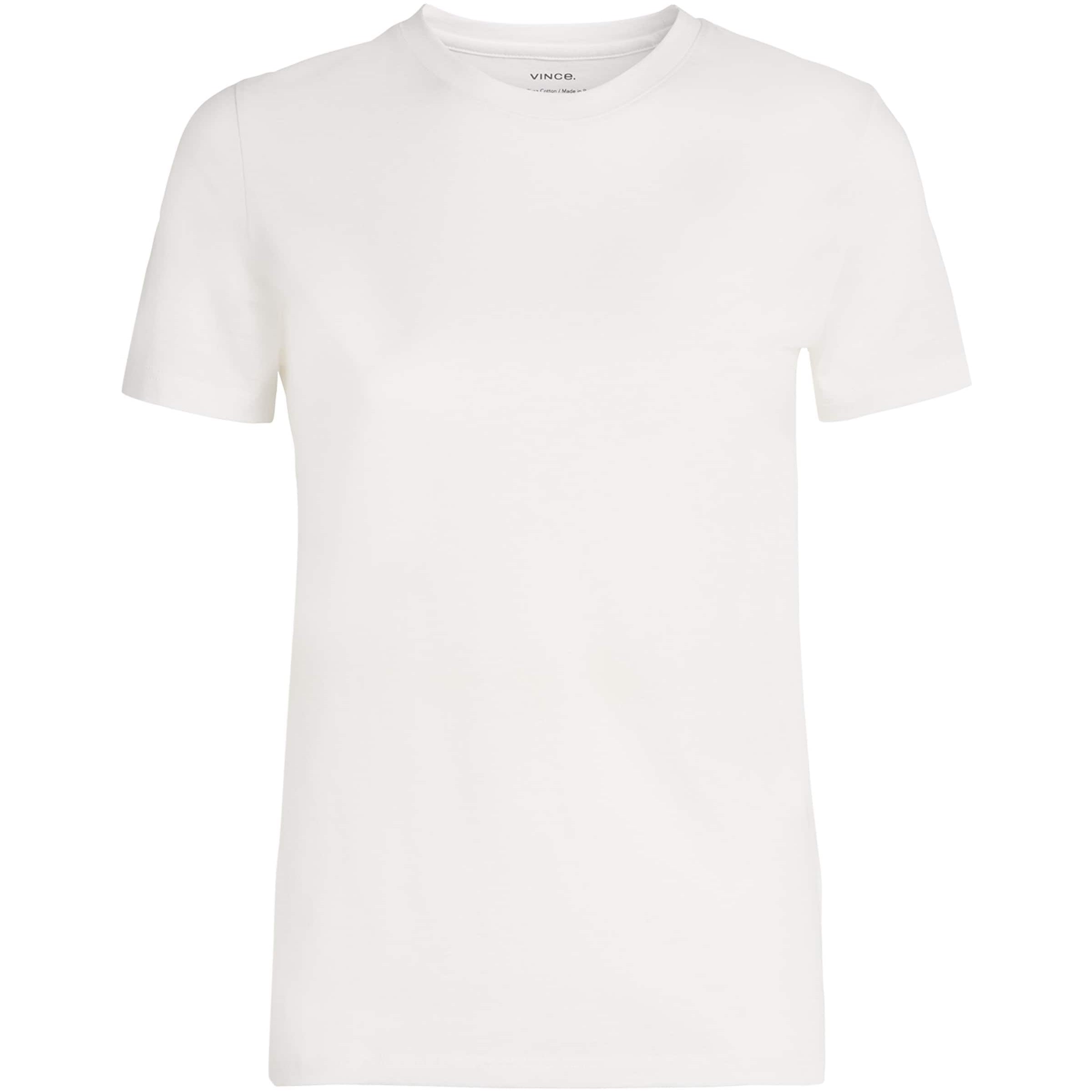 Vince White Pima Cotton Essential T-Shirt