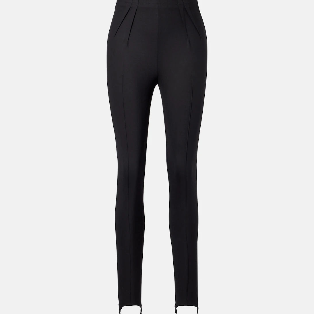 Mugler - Wool-blend stirrup leggings