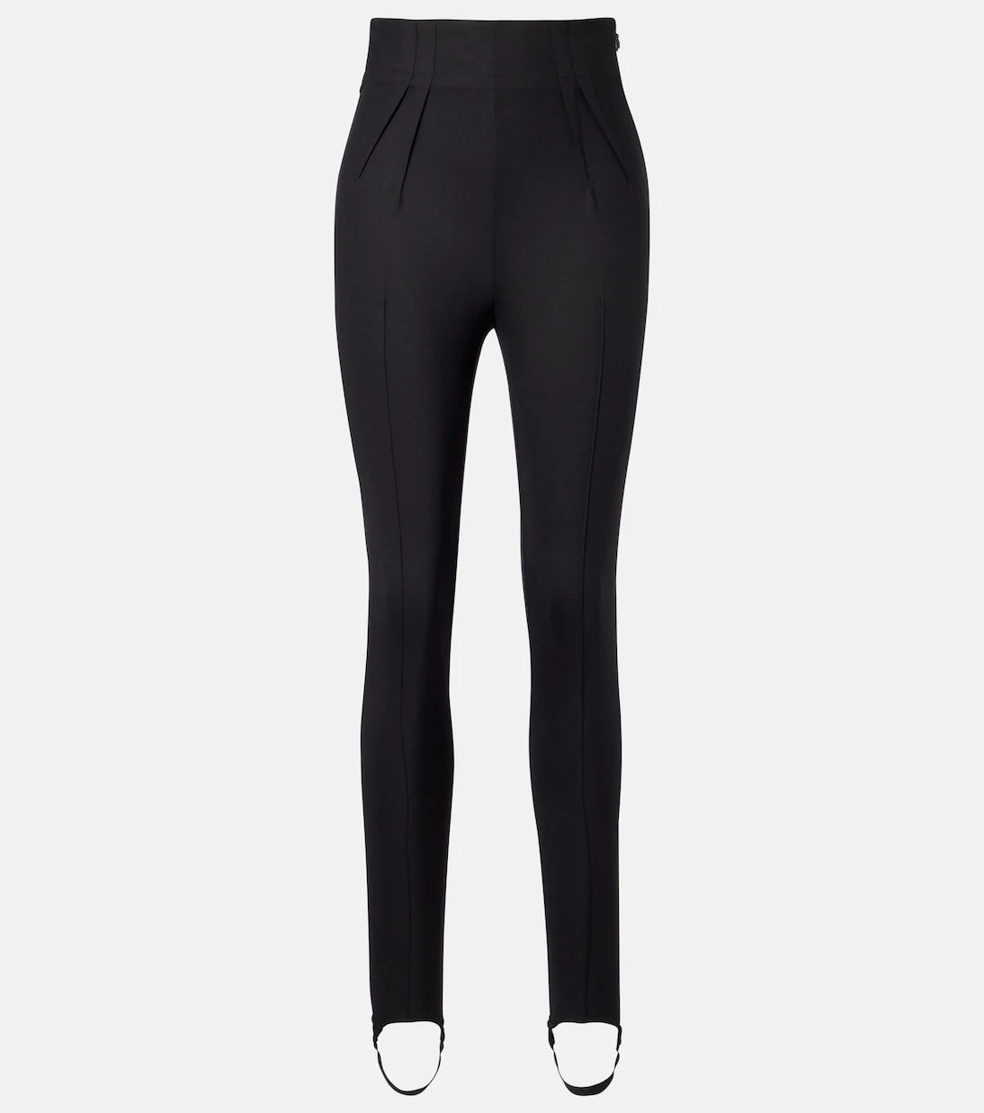 Mugler - Wool-blend stirrup leggings