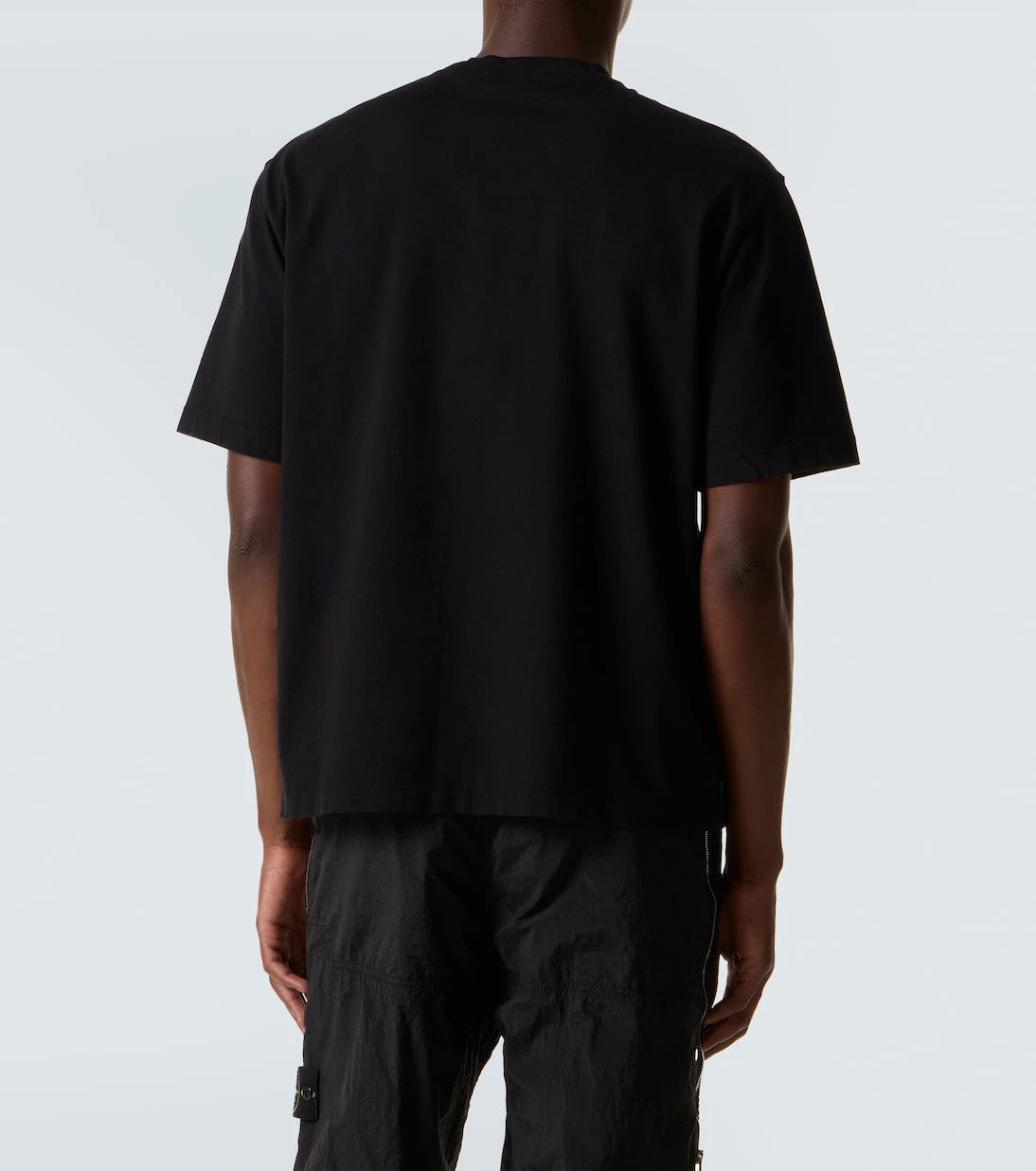 Stone Island - Embroidered cotton jersey T-shirt