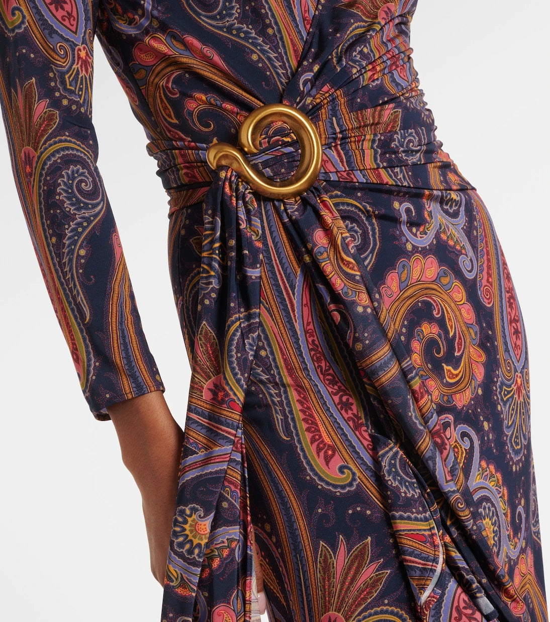 Etro - Paisley wrap dress
