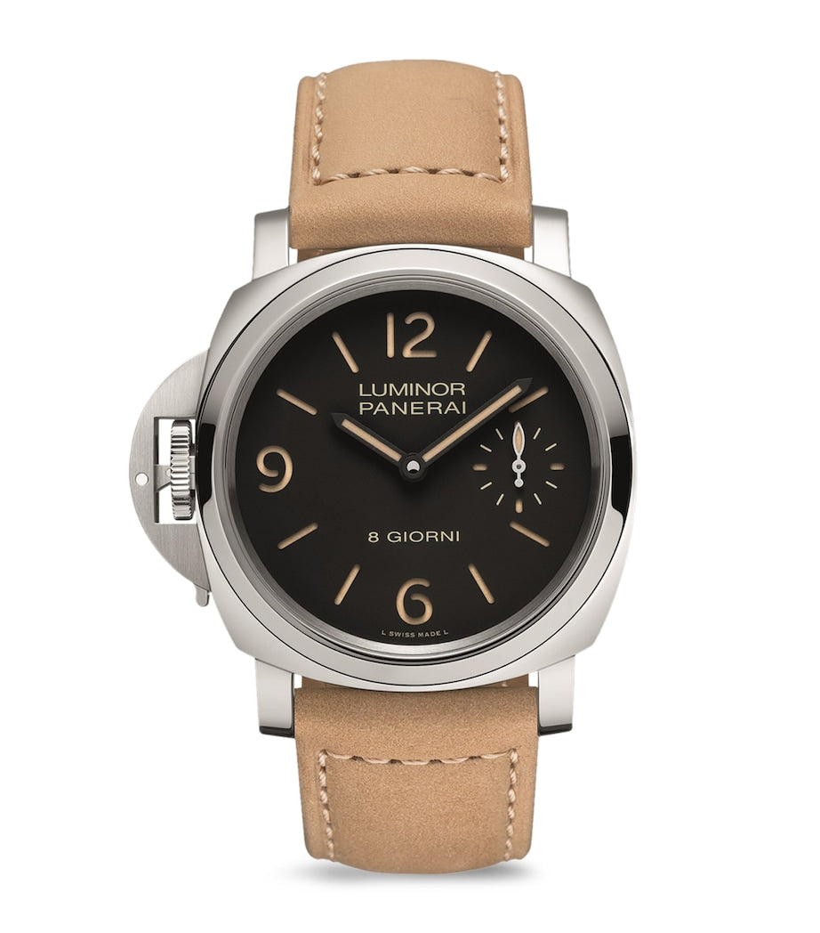 Stainless Steel Luminor Destro Otto Giorni Watch 44mm