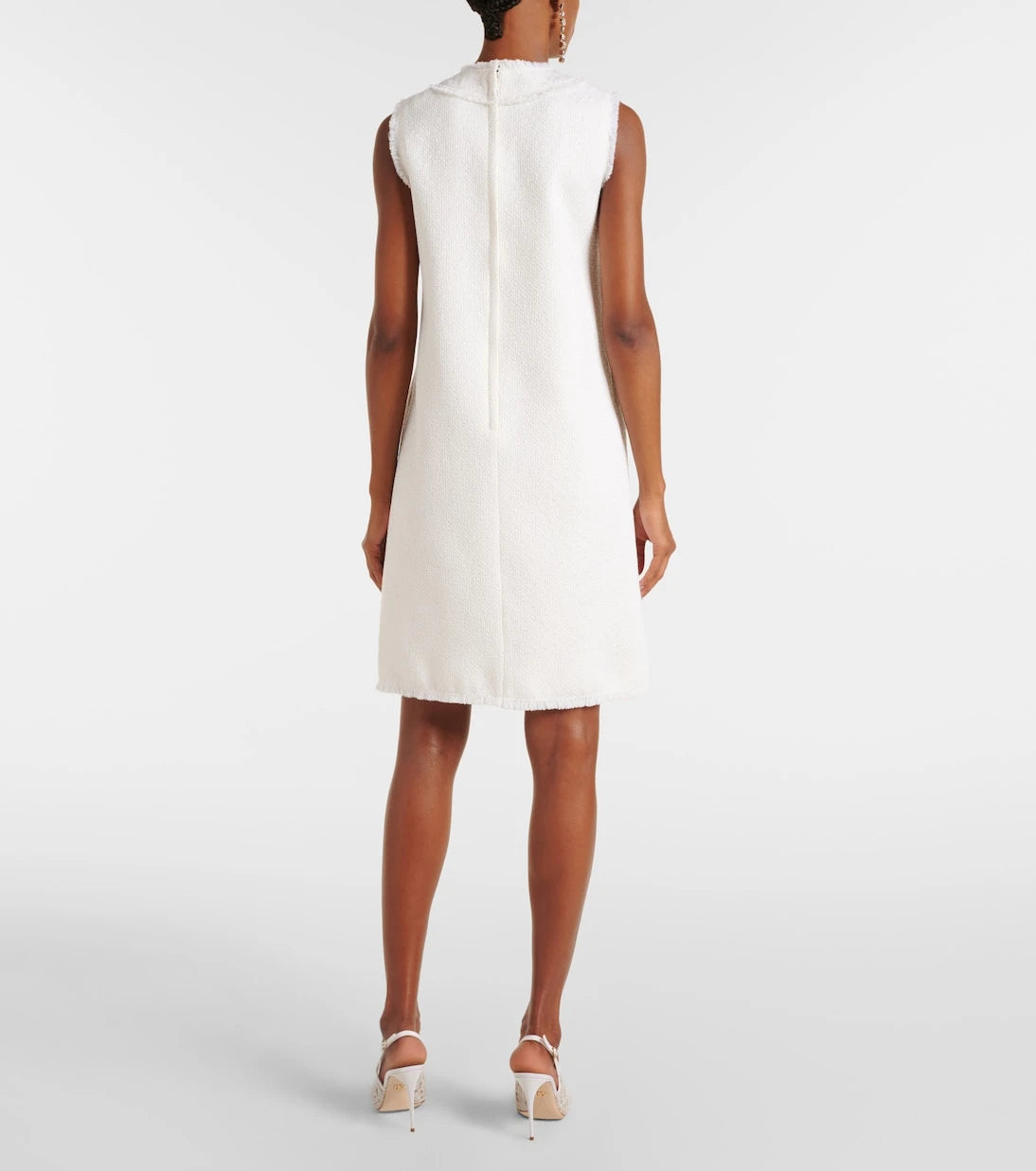 Dolce&Gabbana - DG wool-blend tweed shift dress