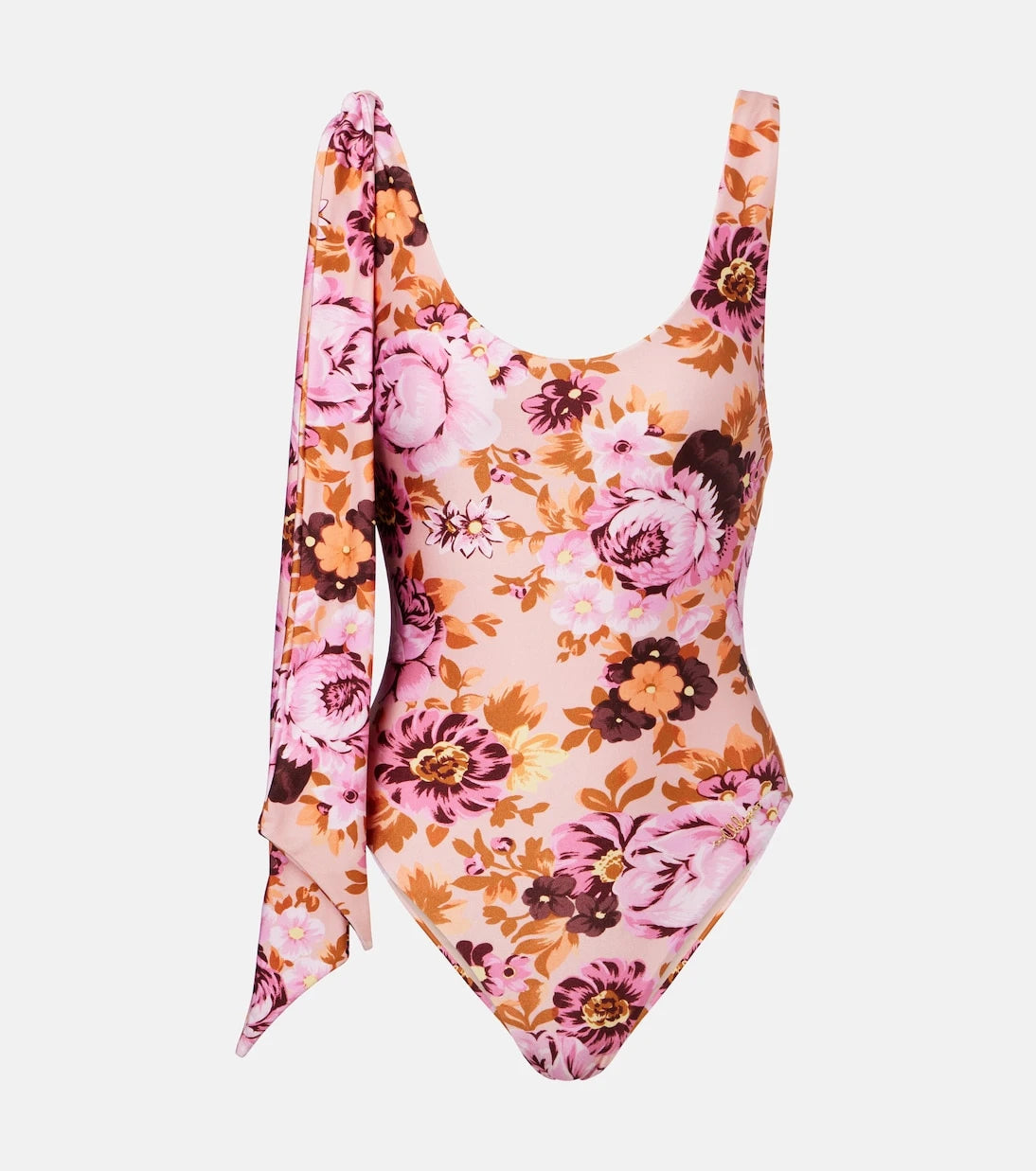 Chloé - Floral knot-detail swimsuit