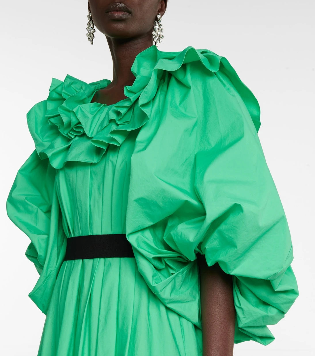 Roksanda - Zahara pleated cotton maxi dress