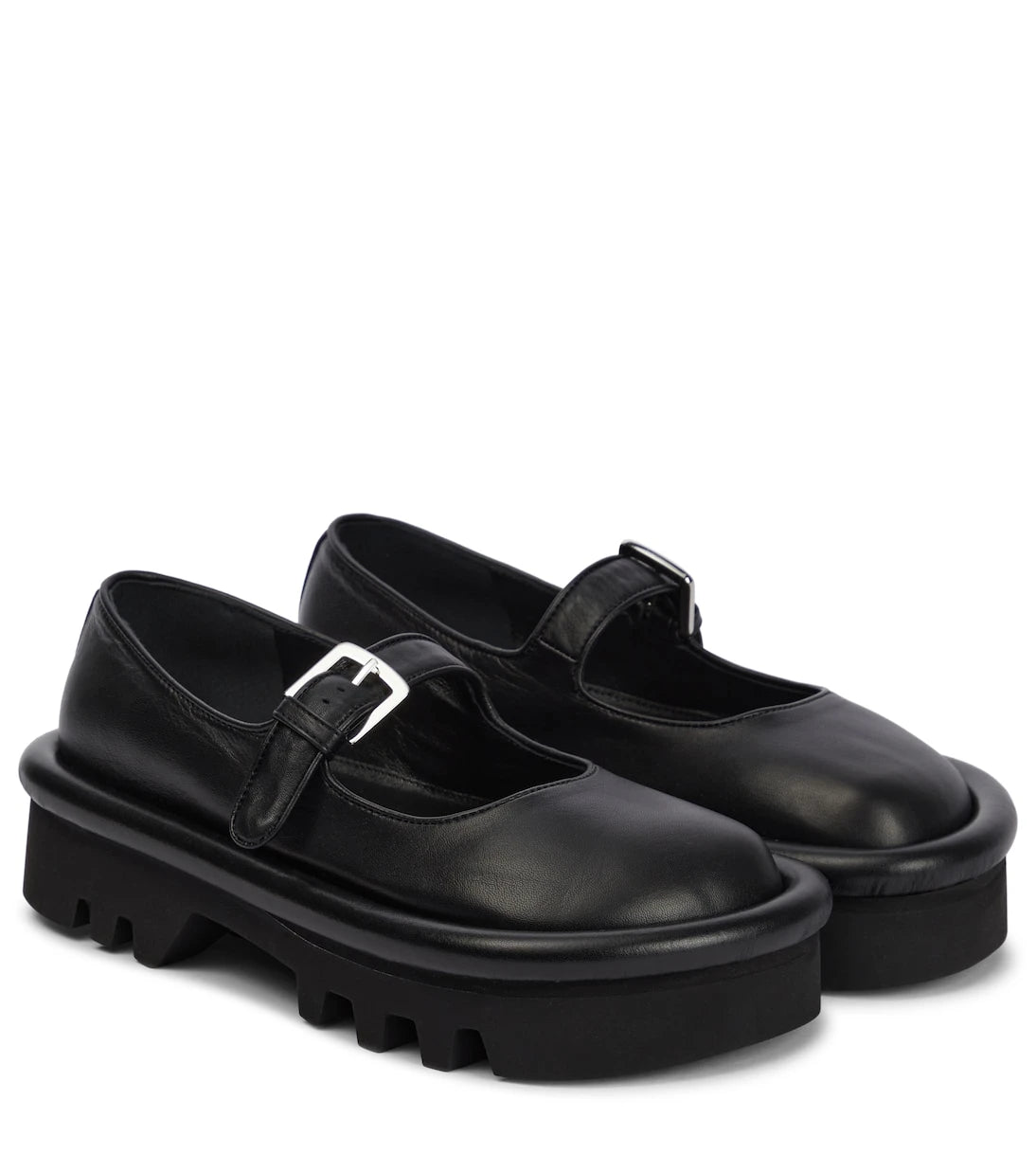 JW Anderson - Bumper-Tube leather loafers