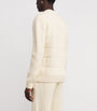 Casablanca White Merino Wool Padded Sweater