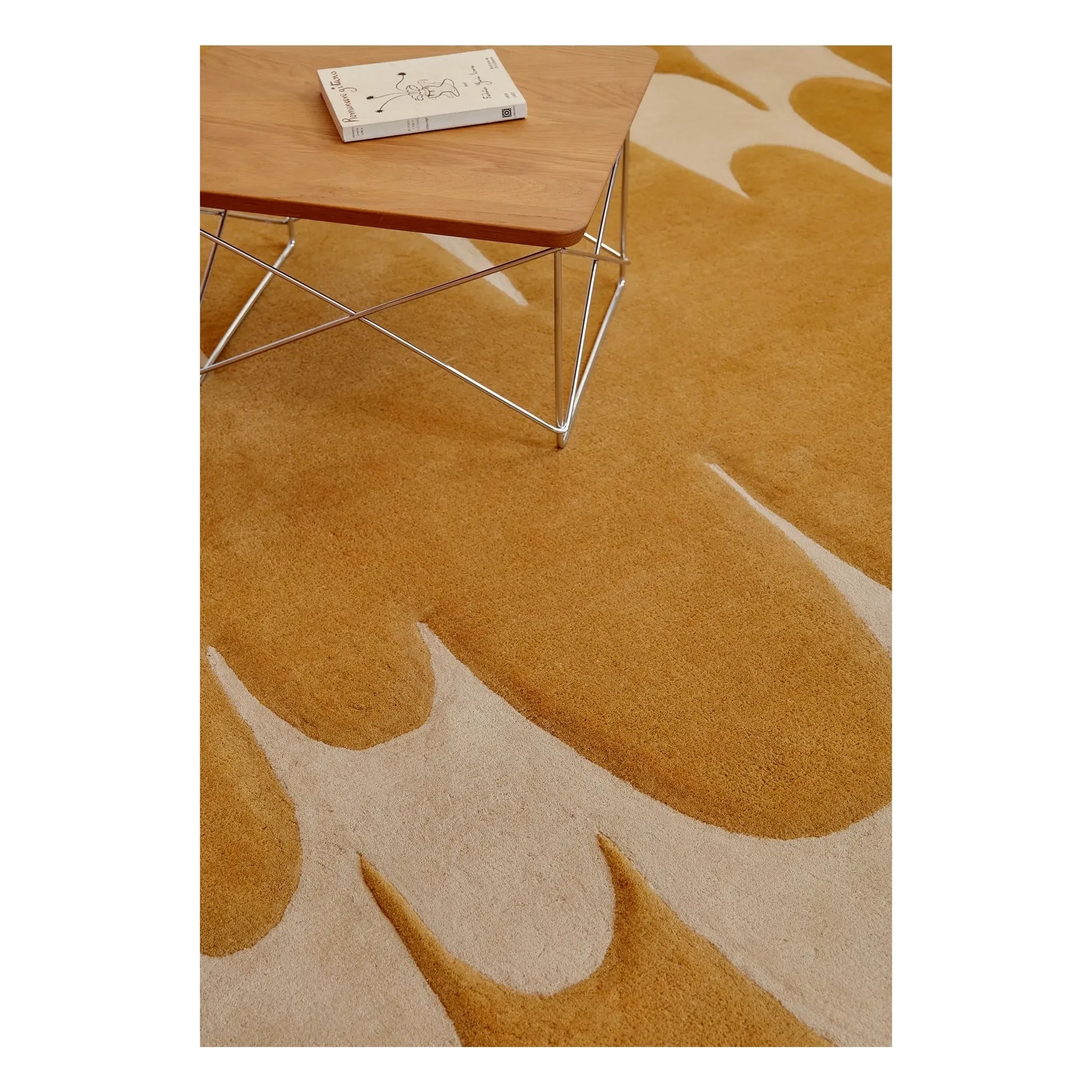 Nanimarquina - Echo wool rug, Lucia Eames | Ochre
