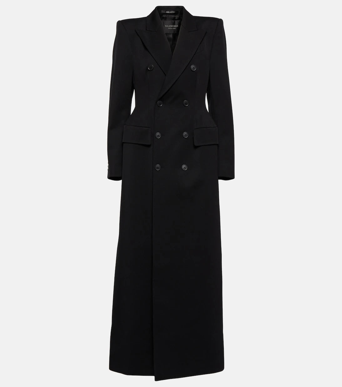 Balenciaga - Structured double-breasted wool coat