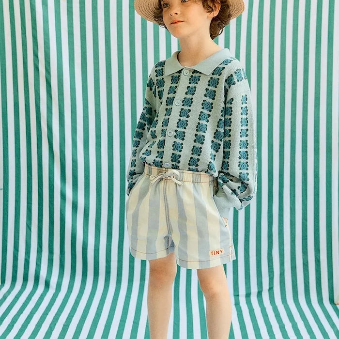Tinycottons STRIPES TWILL SHORTS Çocuk Pamuklu Kısa Şort