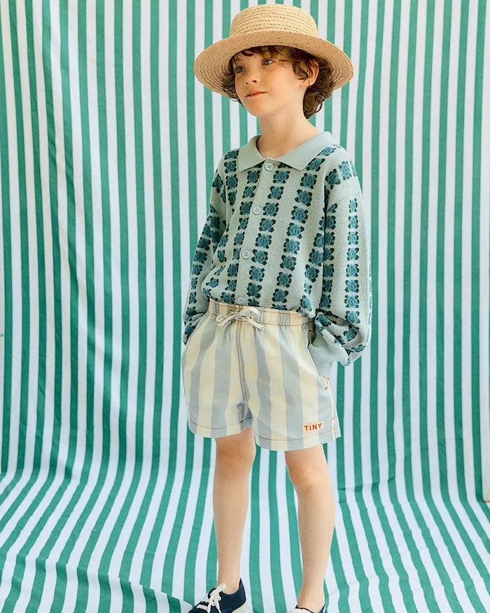 Tinycottons STRIPES TWILL SHORTS Çocuk Pamuklu Kısa Şort
