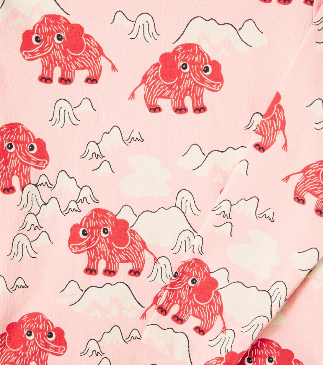 Mini Rodini - Mammoth cotton-blend jersey T-shirt