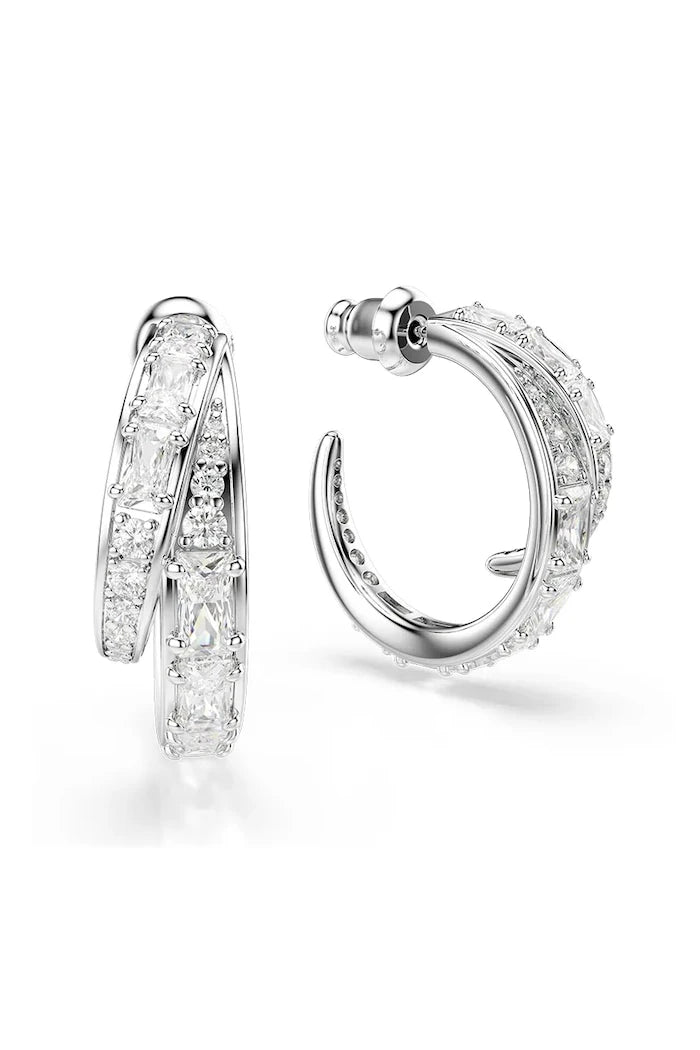 Swarovski metal kadın küpe, zirkonlu VIENNA