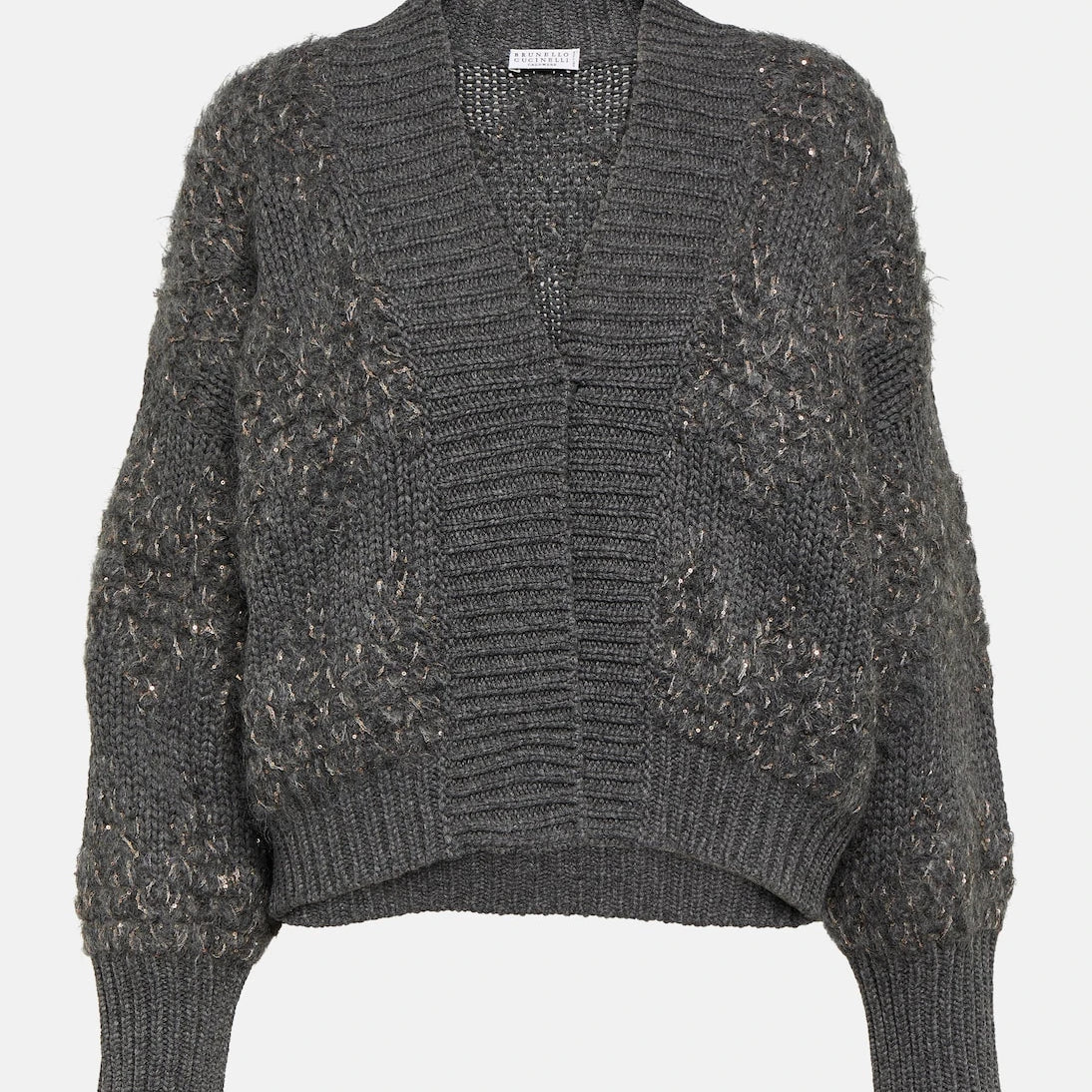 Brunello Cucinelli - Wool, cashmere, and silk cardigan