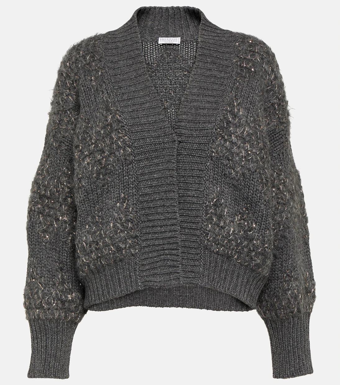 Brunello Cucinelli - Wool, cashmere, and silk cardigan