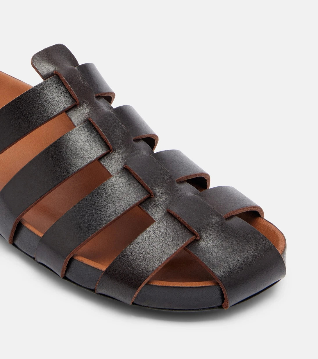 JUDE - Dusty leather fisherman sandals