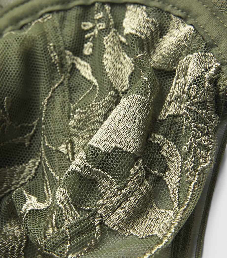 Maison Lejaby Green Tulle Sin Underwired Bra