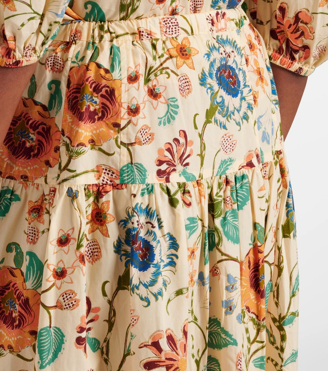 Ulla Johnson - Theodora floral cotton midi skirt