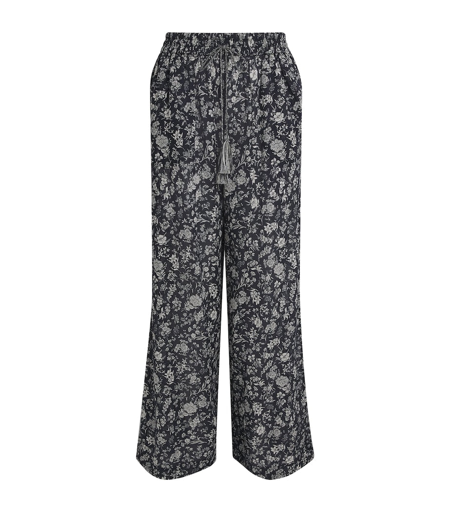 Floral Azra Wide-Leg Trousers