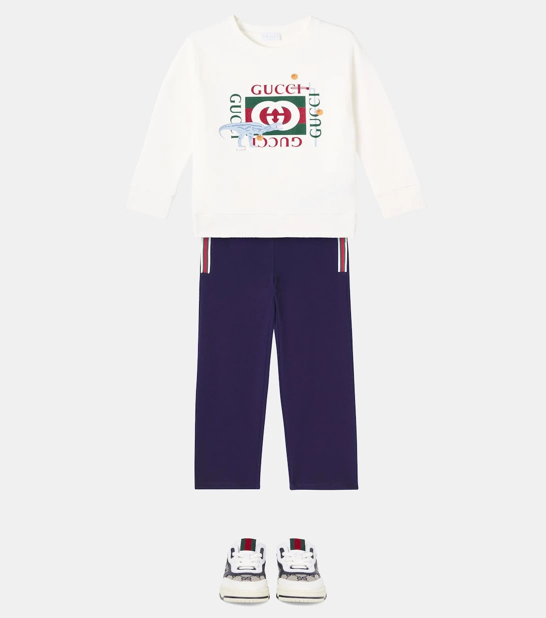 Gucci Kids - Double G cotton jersey sweater