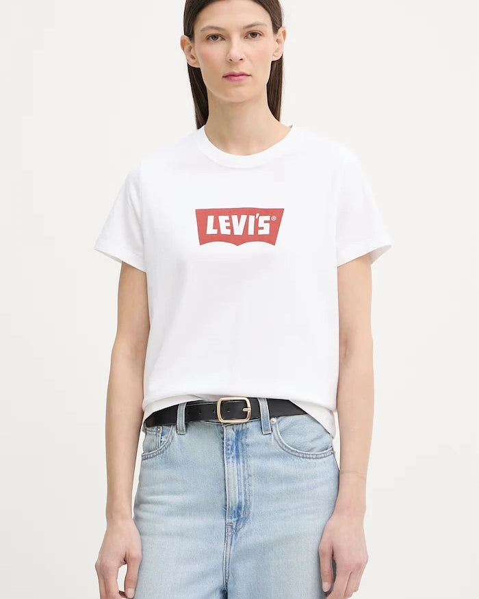Levi's basic pamuklu kadın tişörtü GR T2 PERFECT TEE